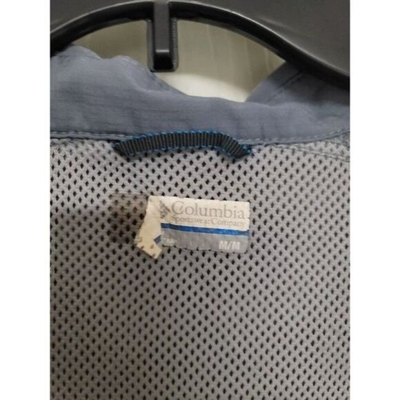 ~ mens grey full button up columbia shirt - Picture 4 of 4